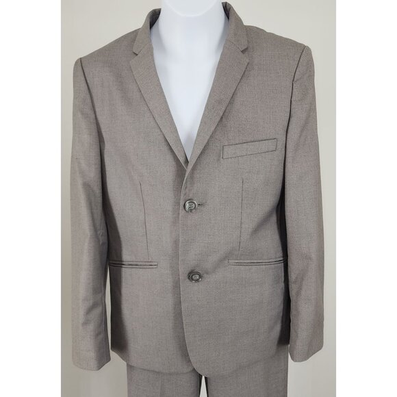 Boy's Fore!! Axel & Hudson Grey Gray Suit Easter Size 11/12 Pants Blazer Set - Picture 3 of 11